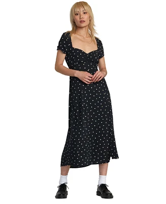 Rvca Secrets Midi Dress