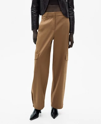 Mango Women's Cotton Cargo Pants