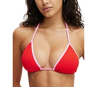 Cotton On Women's Slider Triangle Bikini Top