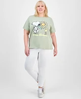Grayson Threads, The Label Trendy Plus Snoopy Graphic Tee