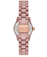 Michael Kors Women's Limited Edition Lexington Three-Hand Smokey Rose Stainless Steel Watch, 26mm