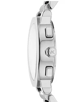 Michael Kors Women's Gramercy Chronograph Silver-Tone Stainless Steel Watch