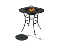 4 In 1 Fire Pit, Gri