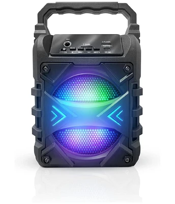 Toptech Jet-4 Bluetooth Speaker, 4-Inch Woofer, Disco Lights