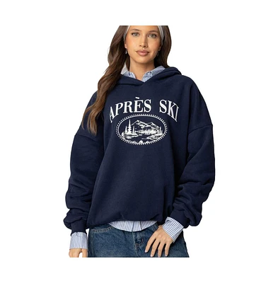 Edikted Women's Apres Ski Oversized Hoodie