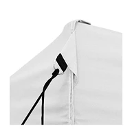 Professional Folding Party Tent 9.8'x19.7' Steel White