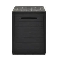 vidaXL Patio Storage Box Anthracite 38.7"x17.3"x21.7"