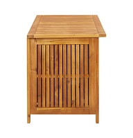 Patio Storage Box 44.5"x19.7"x22.8" Solid Acacia Wood