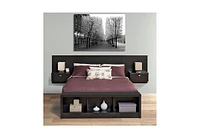 Slickblue Floating Headboard with Nightstands - Modern Wall-Mounted Design for Clean Aesthetics