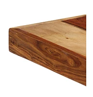 vidaXL Dining Table 55.1"x27.6"x29.5" Solid Sheesham Wood