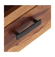 vidaXL Tv Stand 46.5"x11.8"x15.7" Solid Wood