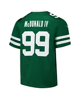 Nike Men's Will McDonald Iv Legacy Green New York Jets Team Game Jersey