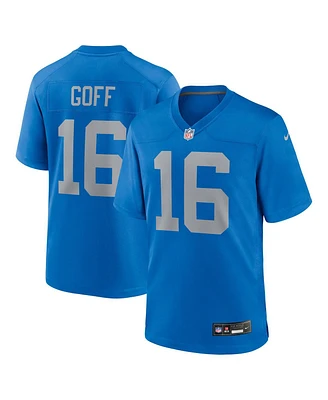 Nike Men's Jared Goff Blue Detroit Lions Alternate Game Jersey