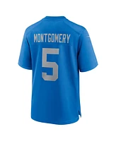 Nike Men's David Montgomery Blue Detroit Lions Alternate Game Jersey