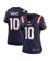 Nike Women's Drake Maye Navy New England Patriots Player Game Jersey