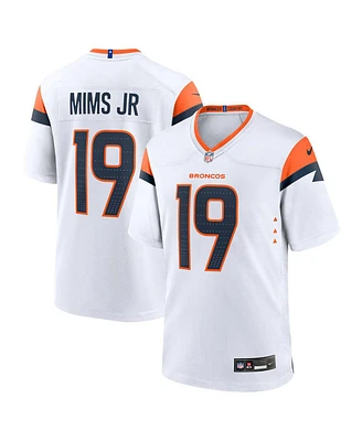 Nike Men's Marvin Mims Jr White Denver Broncos Game Jersey