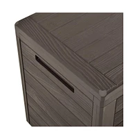 Patio Storage Box Brown 45.7"x17.3"x21.7"