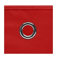vidaXL Storage Boxes 4 pcs Red 12.6"x12.6"x12.6" Fabric