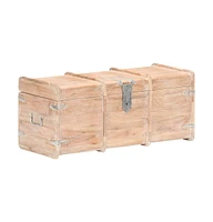 Storage Chest 35.4"x15.7"x15.7" Solid Acacia Wood