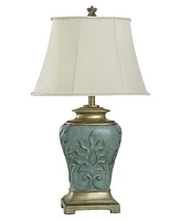 StyleCraft Home Collection 28.5" Glass Magonia Table Lamp