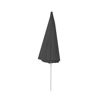 vidaXL Beach Parasol Anthracite 118.1"