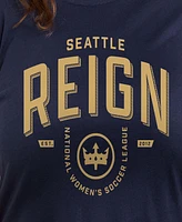 Hybrid Apparel Plus Trendy Seattle Reign Graphic Crew Neck T-Shirt