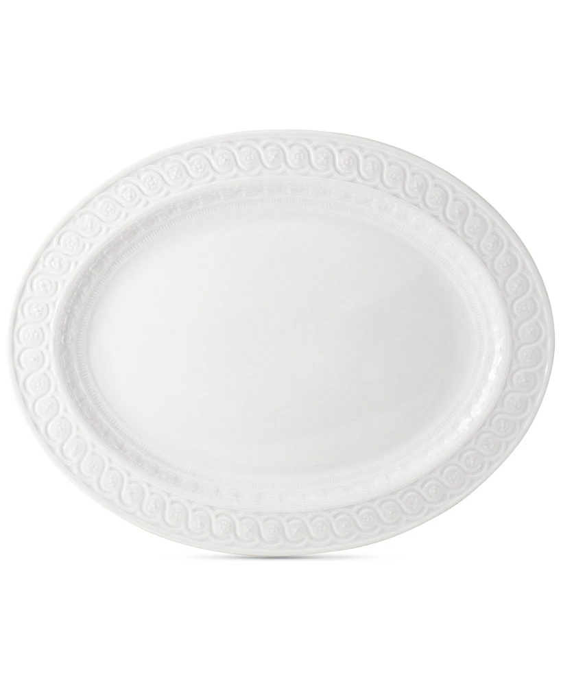 Bernardaud Dinnerware, Louvre Oval Tart Platter, 13"