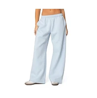 Edikted Womens Bonney Bow Detail Sweatpants