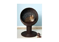 Slickblue Modern Wicker Cat Bed Lounge Fancy Design for Cozy Relaxation