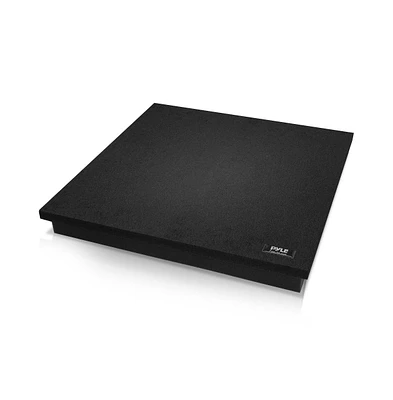 Pyle Pro Audio Pa Speaker Platform Pad, Stage & Studio Acoustic Isolation, 15” x 15” for Speakers up to 90 lbs