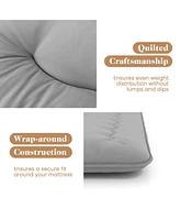 Gouun Foldable Futon Mattress with Washable Cover and Carry Bag for Sleeping and Camping