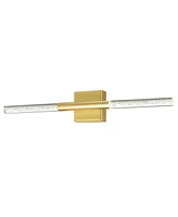 Cwi Lighting 4.3" Metal Dragonswatch Integrated Led Vanity Light