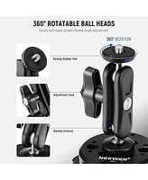 Neewer 6"/15.2cm Camera Suction Cup Mount with Ball Head Magic Arm, Metal Suction Cup Mount on Car Windshield Dash for Camera/Action Camera/Phone Hold