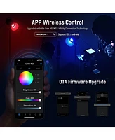 Neewer CB60 Rgb 70W Led Video Light with App Control, Bowens Mount Cob Full Color Continuous Output Lighting 18000Lux/1m Cct 2700K-6500K CRI97+ 17 Sce