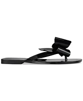 Jeffrey Campbell Sugary Jelly Bow Flip Flop Sandals