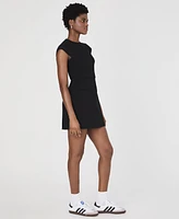 French Connection Women's Whisper Mock-Neck Cap-Sleeve Dress
