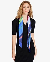 Steve Madden Another Line Watercolor Pattern Satin Square Scarf