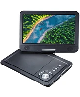 Impecca 10.1” Portable Dvd Player with Swivel Screen and Usb/Sd Slots, Black