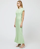 French Connection Women's Ennis Satin Column Maxi Dress