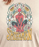 Hybrid Apparel Plus Spider-Man Graphic Crew Neck Tee