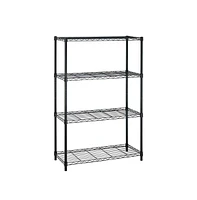 Slickblue Heavy Duty 4-Shelf Metal Shelving Unit in Steel Finish