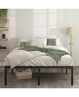 Slickblue Platform Bed Frame with Under-Bed Storage Space for Organized Bedroom Storage