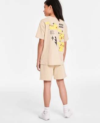 Pokemon Little & Big Boys Pika Graphic Short-Sleeve T-Shirt