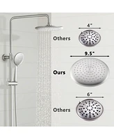 Casainc 3 Functions Thermostatic shower system with Rough-in Valve