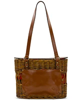 Patricia Nash Kalamaria Small Basket Bag with Spring Multi Scarf