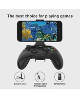 Nbcp Xbox Series X Controller Phone Mount,foldable Phone holder for Xbox Series S|X/Xbox one Wireless Controllers cellphone clip ajustable(Clip Only)