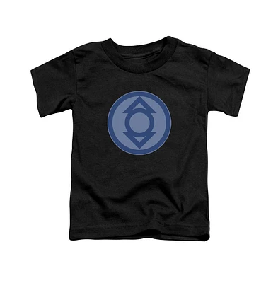 Green Lantern Toddler Girls Baby-Girls Indigo Symbol Short Sleeve Tee / T-Shirt