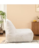 The Pop Home Comfortable Bean Bag Chair, Cozy Lazy Sofa with Memory Foam, Ideal for Living Rooms & Bedrooms-The Pop Home