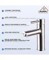 Casainc Single Hole Handle Bathroom Faucet