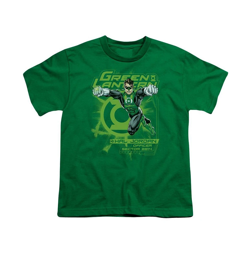 Green Lantern Boys Sector 2814 Short Sleeve Tee / T-Shirt